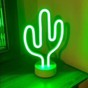 Cactus neon light